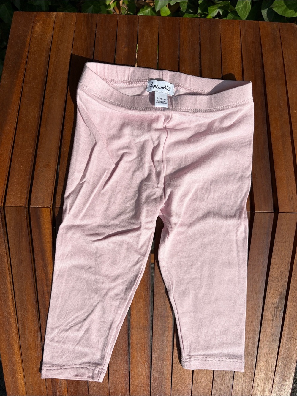 Splendid 6-12 Light Pink Girls' Cotton Stretch Leggings